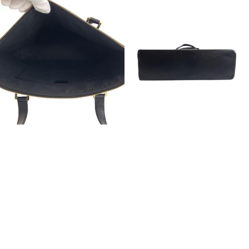 Celine Vintage Macadam Brown Gold Hardware PVC Tote Bag Shoulder Bag Women