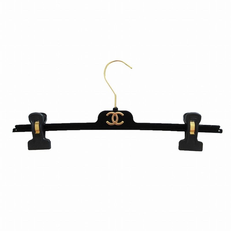 Chanel P41816v30481 Tweed Skirt Coco Mark Button Knee Length Black Size M