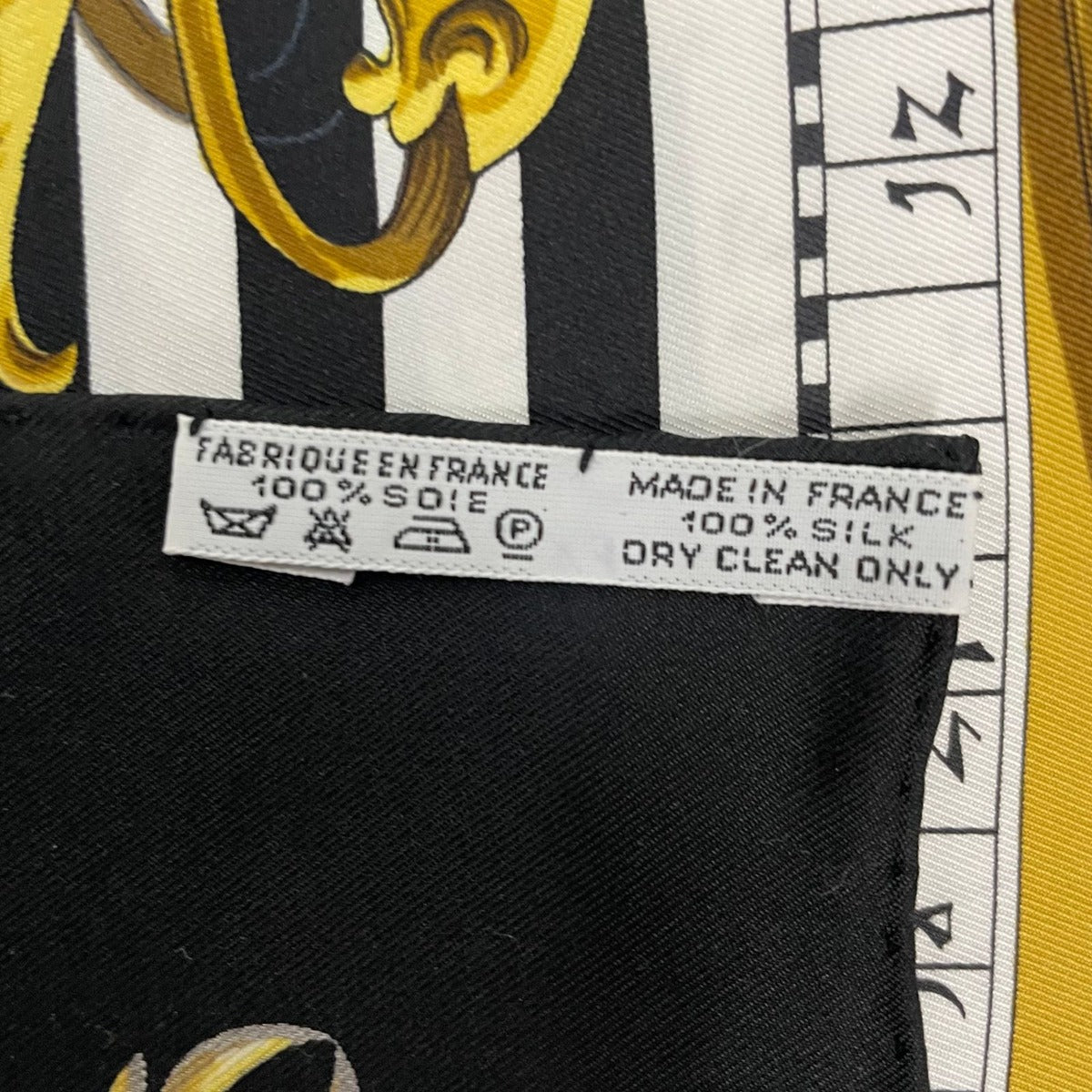 Hermes Scarf Silk Carre 90 Dies ET Hore Astrology Black — view 9