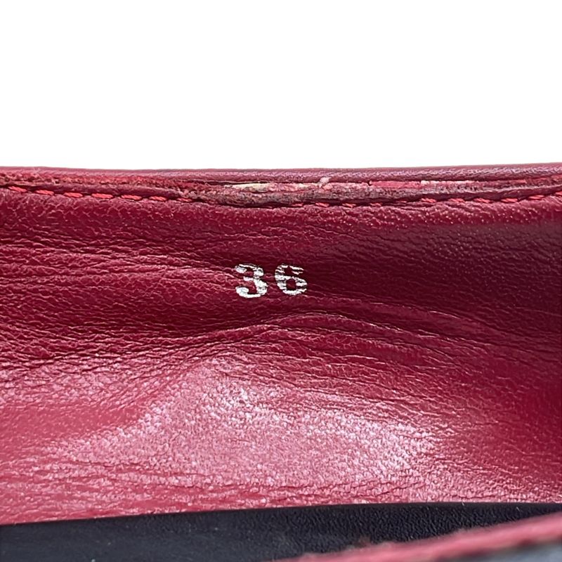 Celine 2002 World Cup Model Triomphe Embroidered Driving Shoes White 36