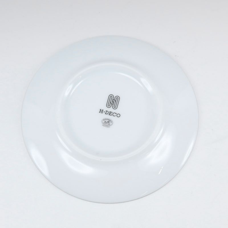 Hermes Ashe Deco H Deco 14cm (5.51in) Plate 1 Porcelain _ Tableware