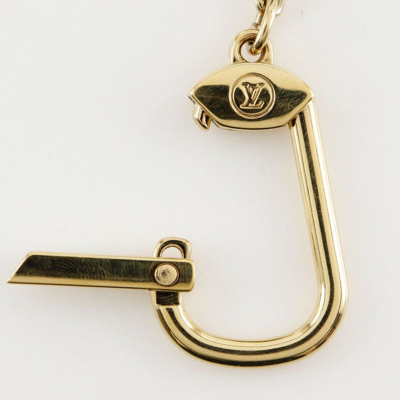 Louis Vuitton Porte Cles Speedy - Ancursion Vintage M65444 Resinous Gold Plated