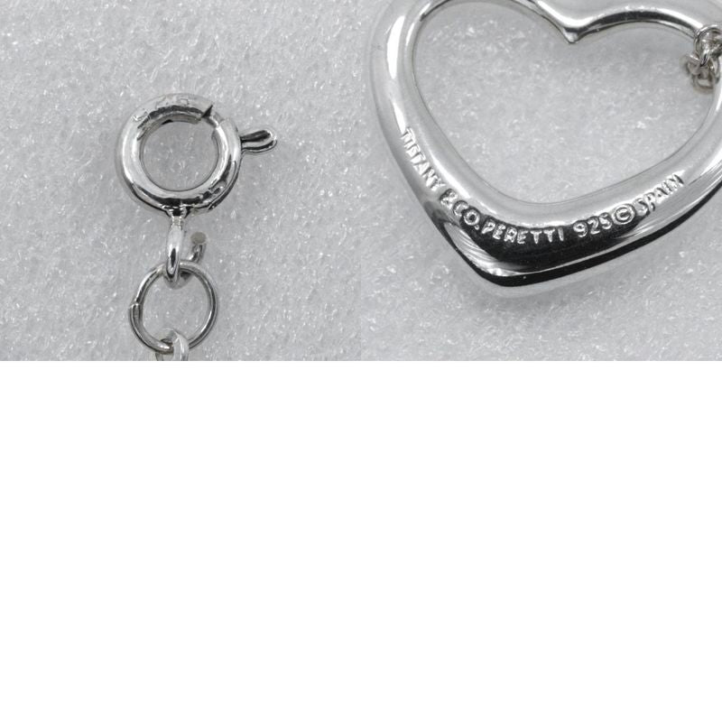 Tiffany & Co Open Heart Elsa Peretti 925 Silver Ladies 2.5g Necklace