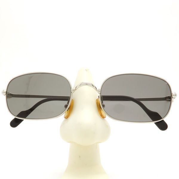 Cartier Trinity Sunglasses 52□21 135 Round Silver Frame None Case And Cloth