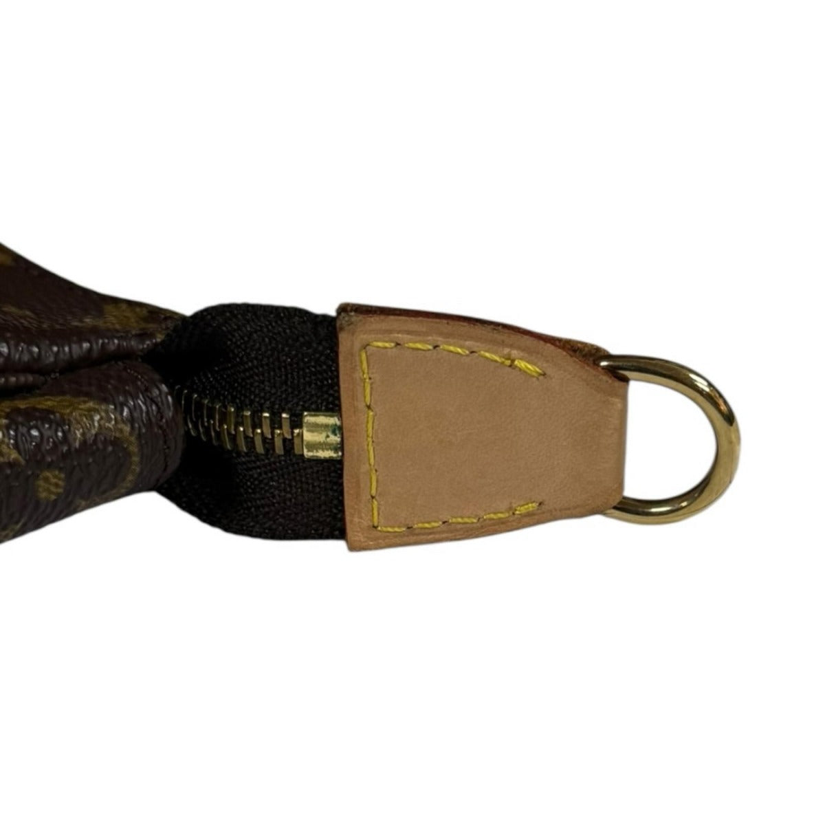Louis Vuitton Pochette Monogram Handbag Canvas Brown — view 8