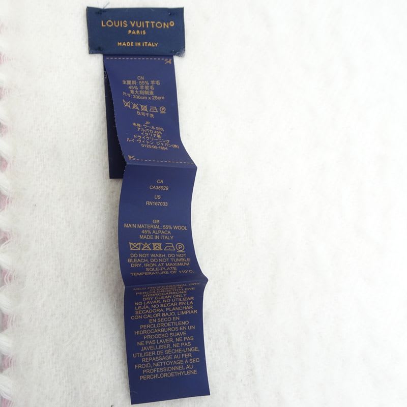 Louis Vuitton Muffler Fluffy Gram Scarf