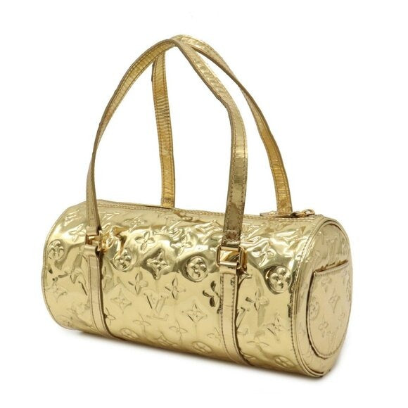 LOUIS VUITTON Limited Edition Gold Papillon Monogram Shoulder Bag LV