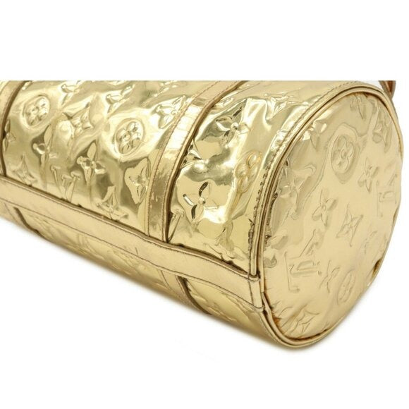 LOUIS VUITTON Limited Edition Gold Papillon Monogram Shoulder Bag LV