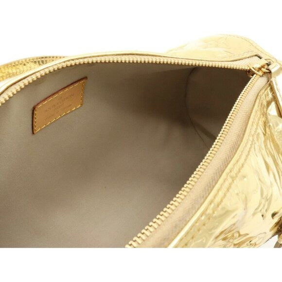 LOUIS VUITTON Limited Edition Gold Papillon Monogram Shoulder Bag LV