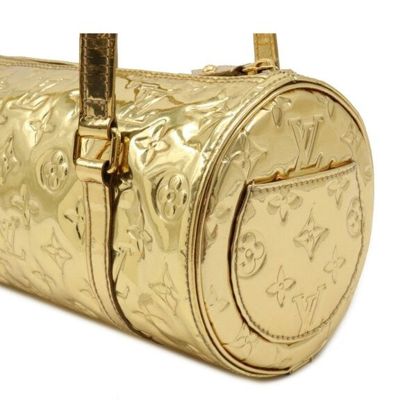LOUIS VUITTON Limited Edition Gold Papillon Monogram Shoulder Bag LV
