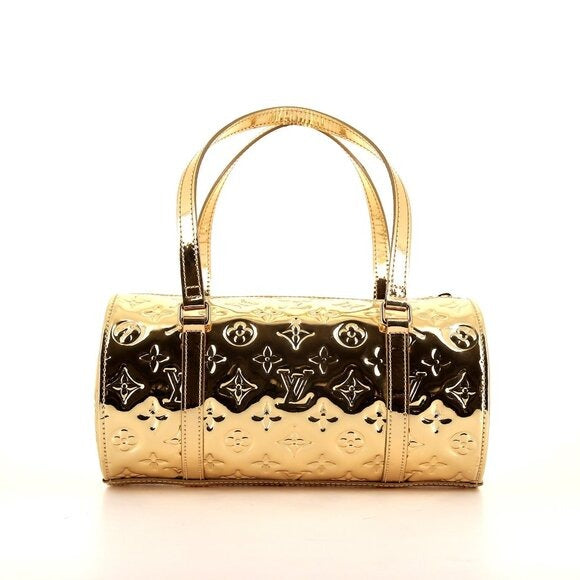 LOUIS VUITTON Limited Edition Gold Papillon Monogram Shoulder Bag LV