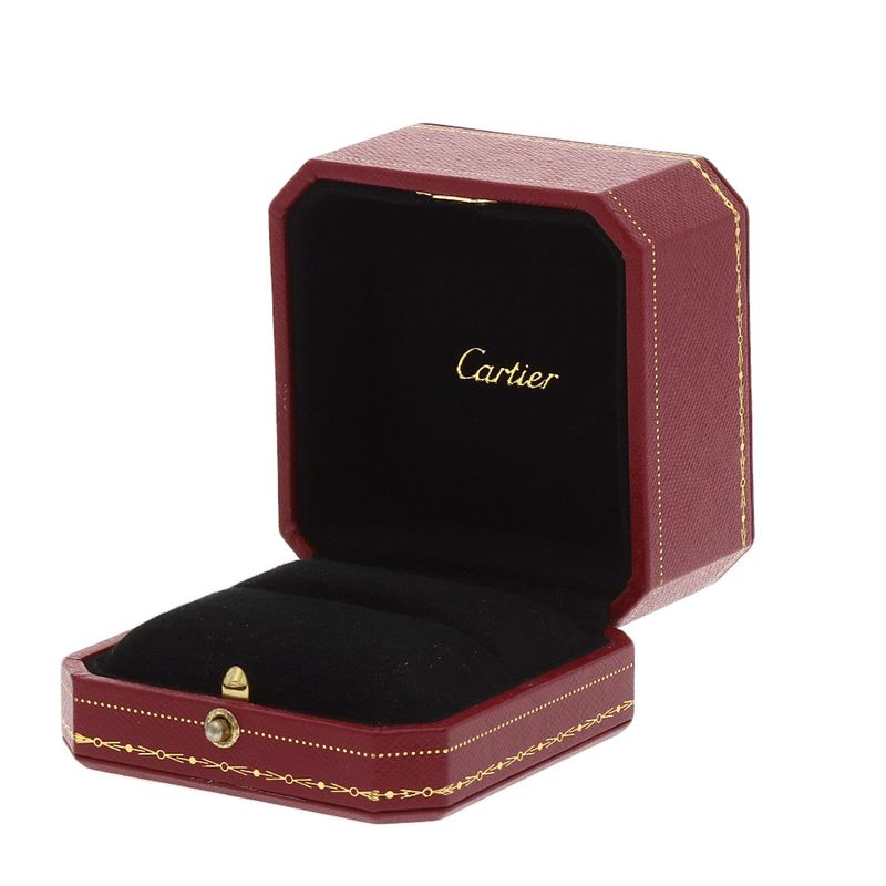 Cartier Etancel De Cartier Diamond #51 Ring 18K Pink Gold Ladies
