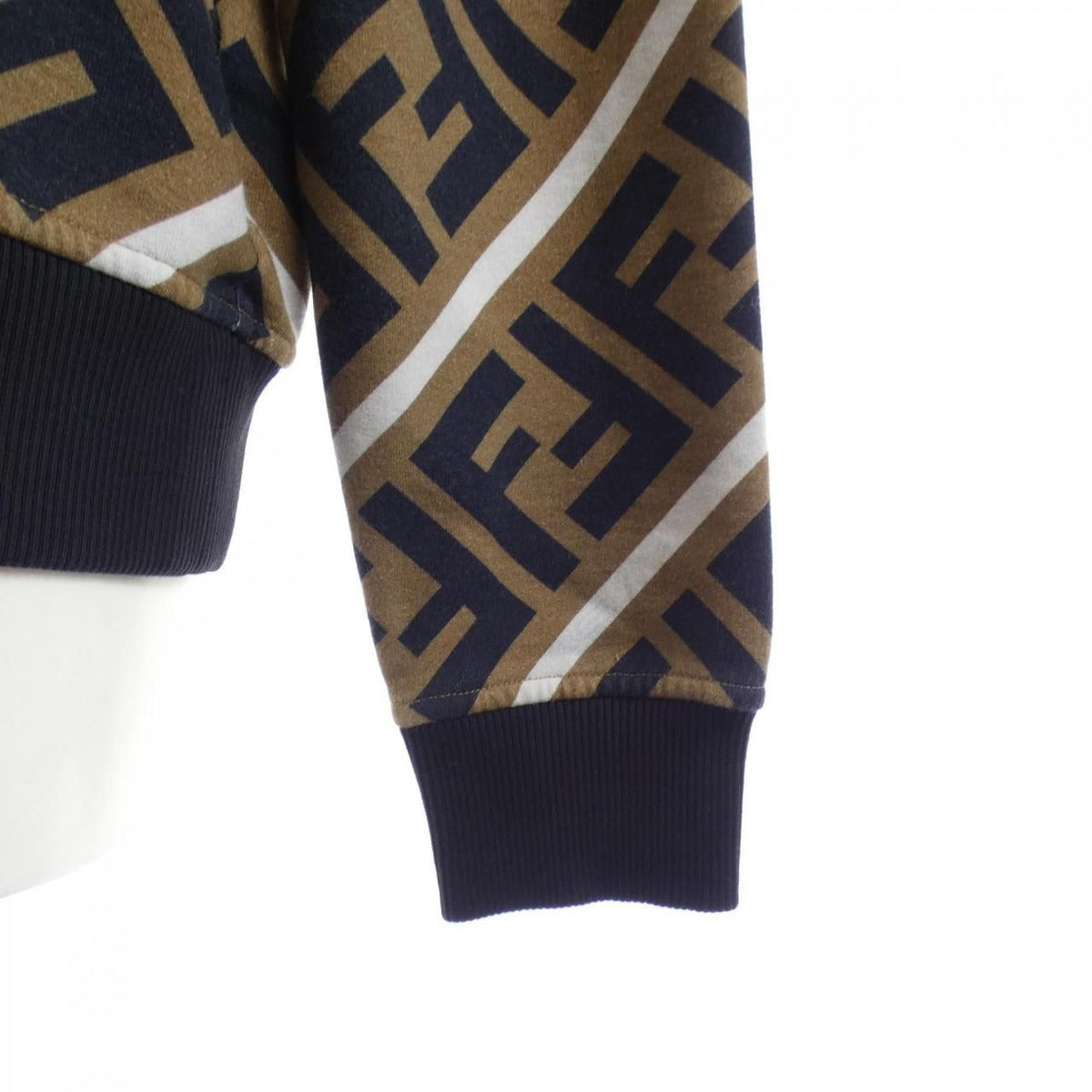Fendi FF Motif Sweatshirt Brown Black — view 7