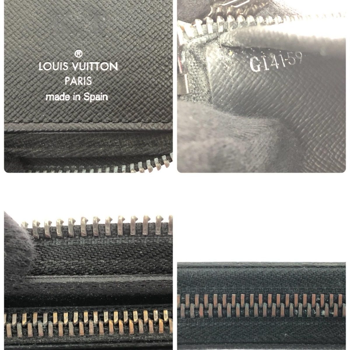 Louis Vuitton Wallet Zippy Vertical Monogram Eclipse Black — view 6