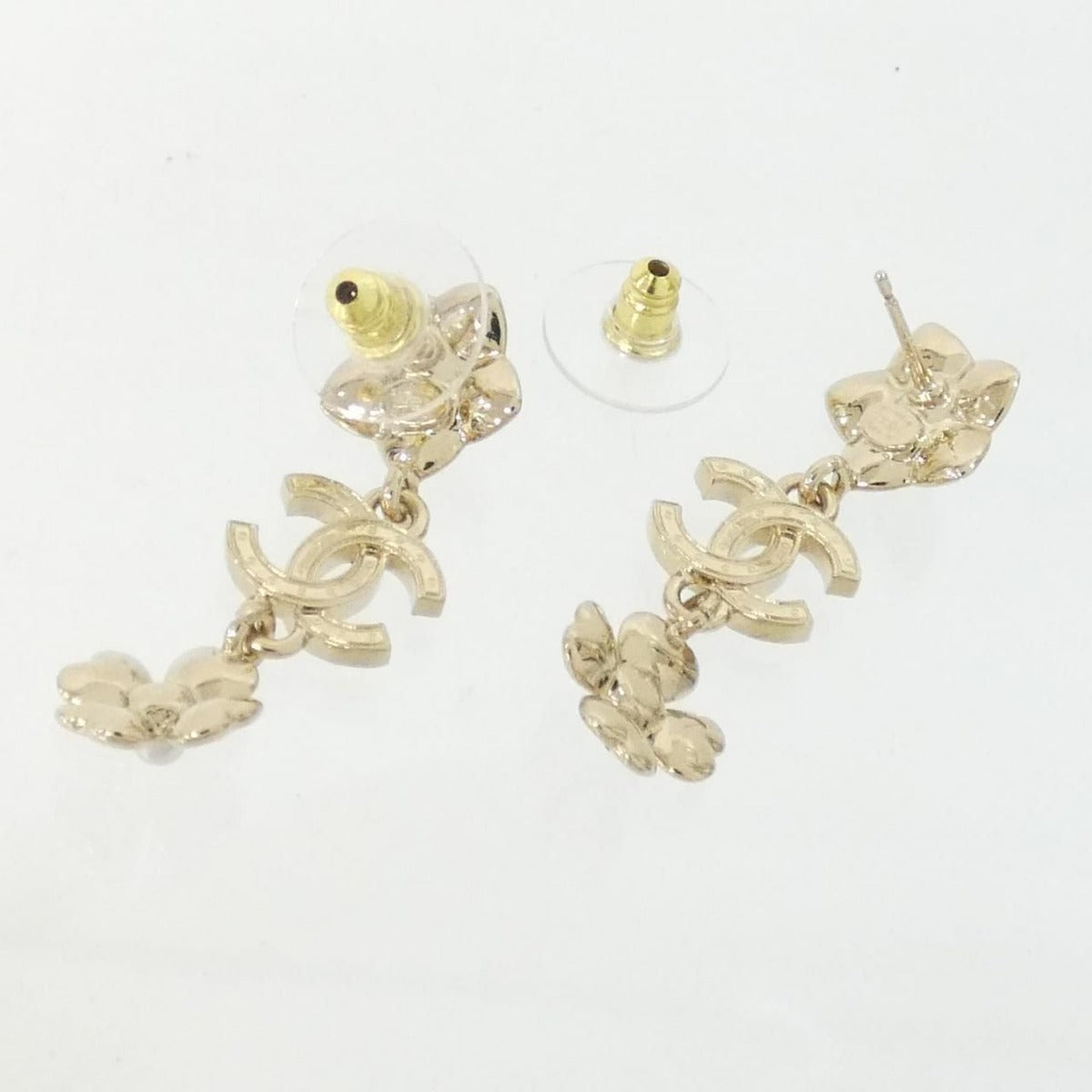 Chanel Earrings White Crystal — view 3