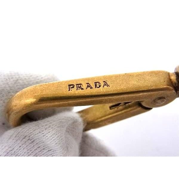 Prada Leather Bag Shoulder Strap Brown — view 4