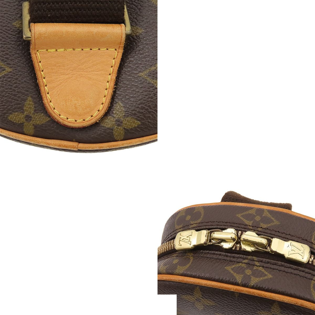 Louis Vuitton Pochette Gange Brown Monogram Canvas Belt Bag — view 8
