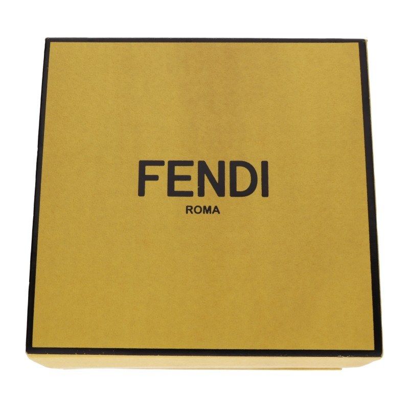 Fendi Orlok Rhinestone FF Motif Earrings Women