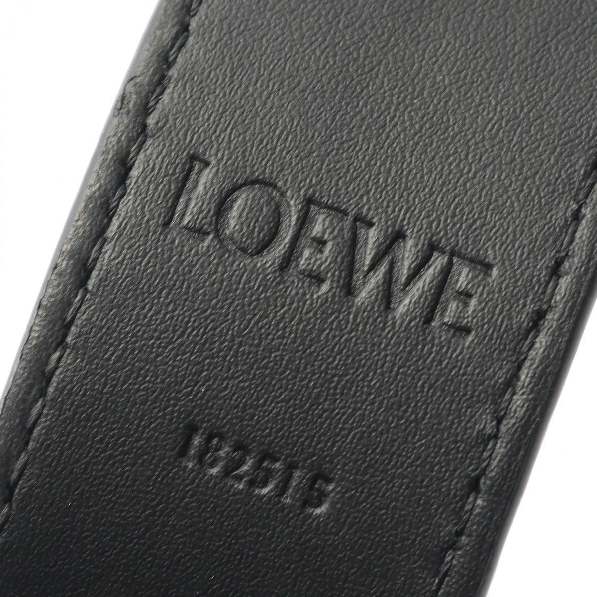 Loewe Belt Anagram Chunky Black Leather — view 4