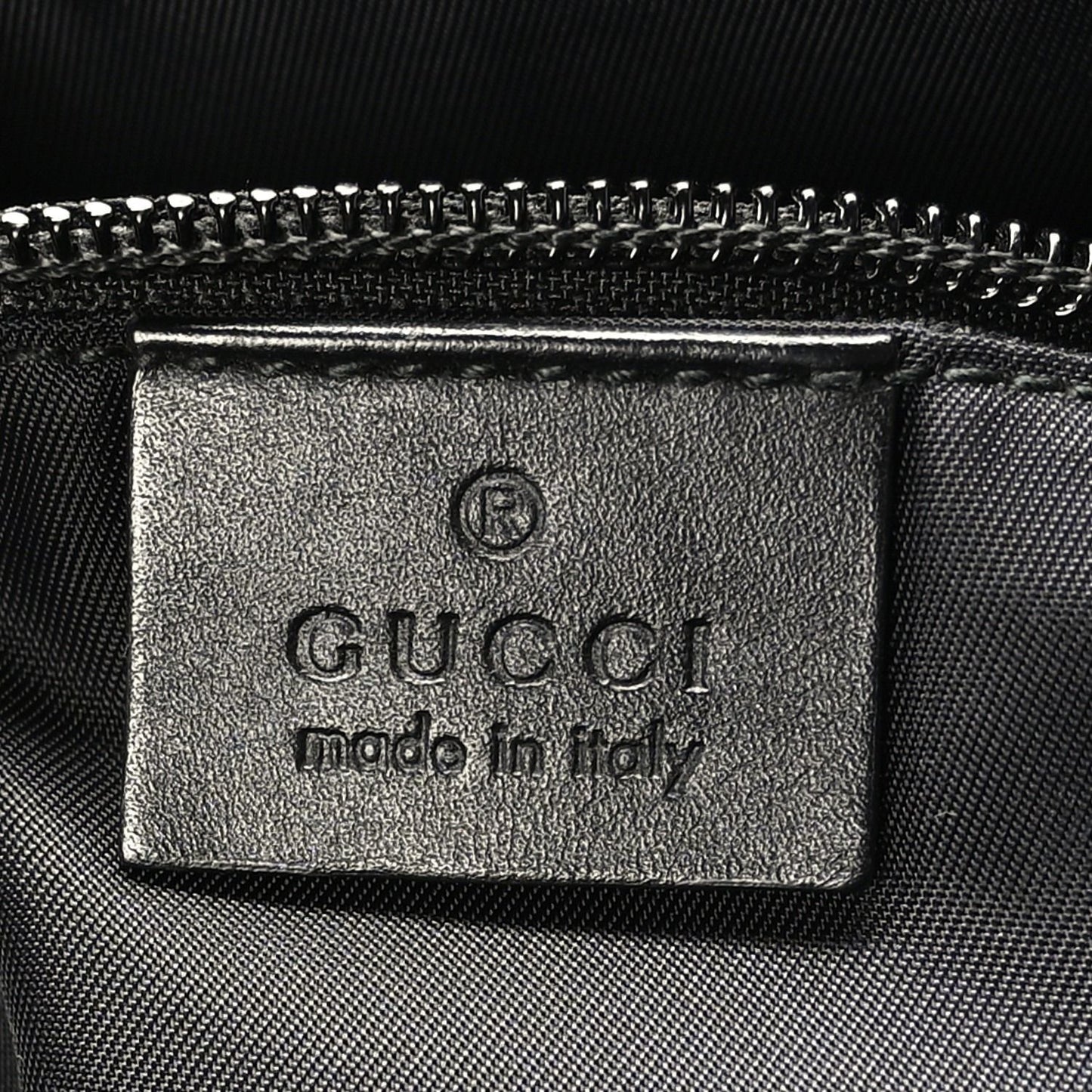 Gucci GG Plus Large Crossbody Bag Messenger Web Canvas Black Mens