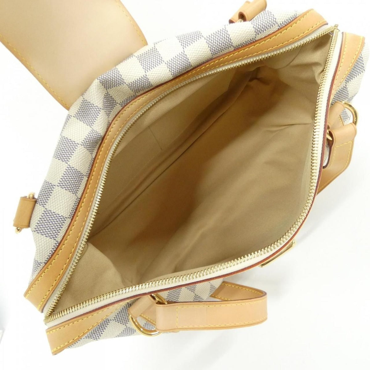 Louis Vuitton Damier Azur Streza PM Shoulder Bag Gold — view 10