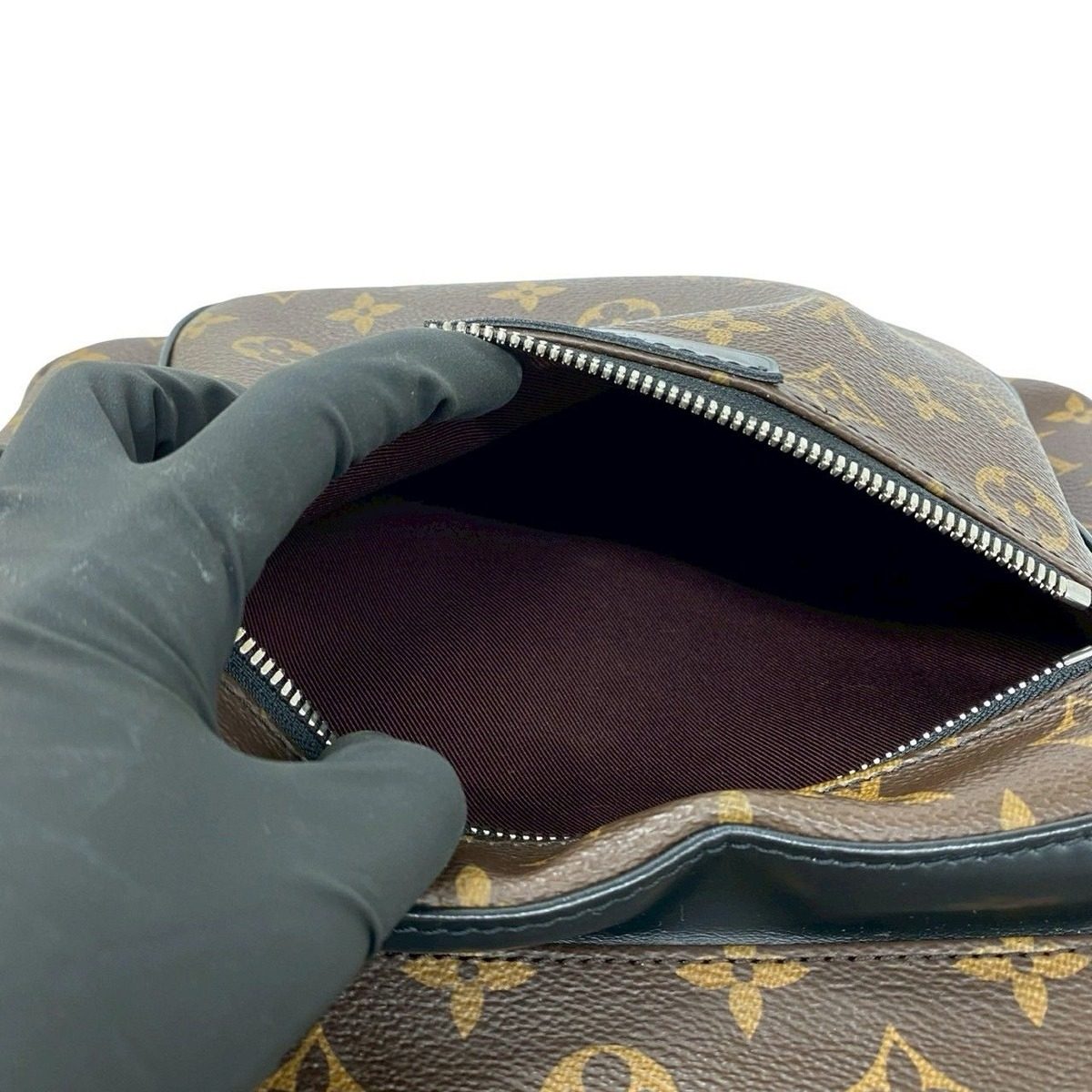 Louis Vuitton Josh Monogram Macassar Leather Backpack Brown — view 10