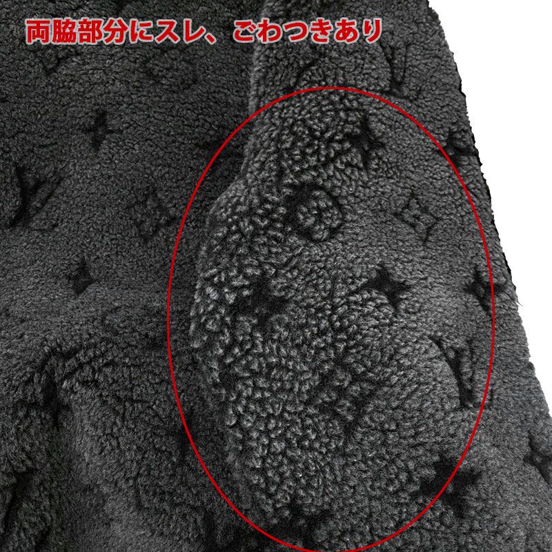 Louis Vuitton Monogram SShearling Crewneck Sheepskin Mouton Men's S