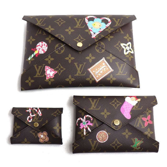 Louis Vuitton Pochette Kirigami Monogram Brown Christmas Limited