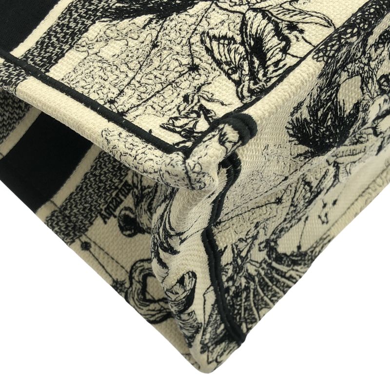 Christian DIOR - Dior Zodiac Book Tote Bag Medium Canvas - White - Women