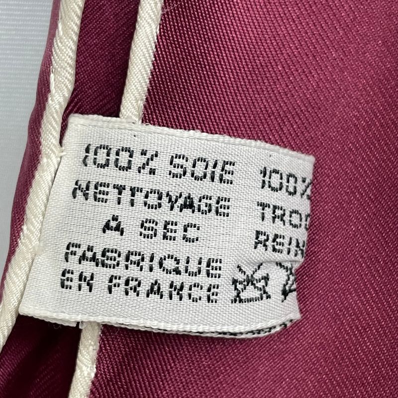 Cartier Silk Scarf With Diamond Pattern Red