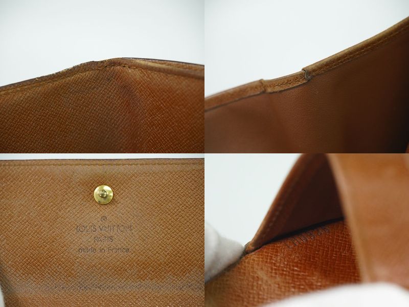 Authentic Louis Vuitton LV Porte Monebier Carte Cles Di Monogram Fold Wallet