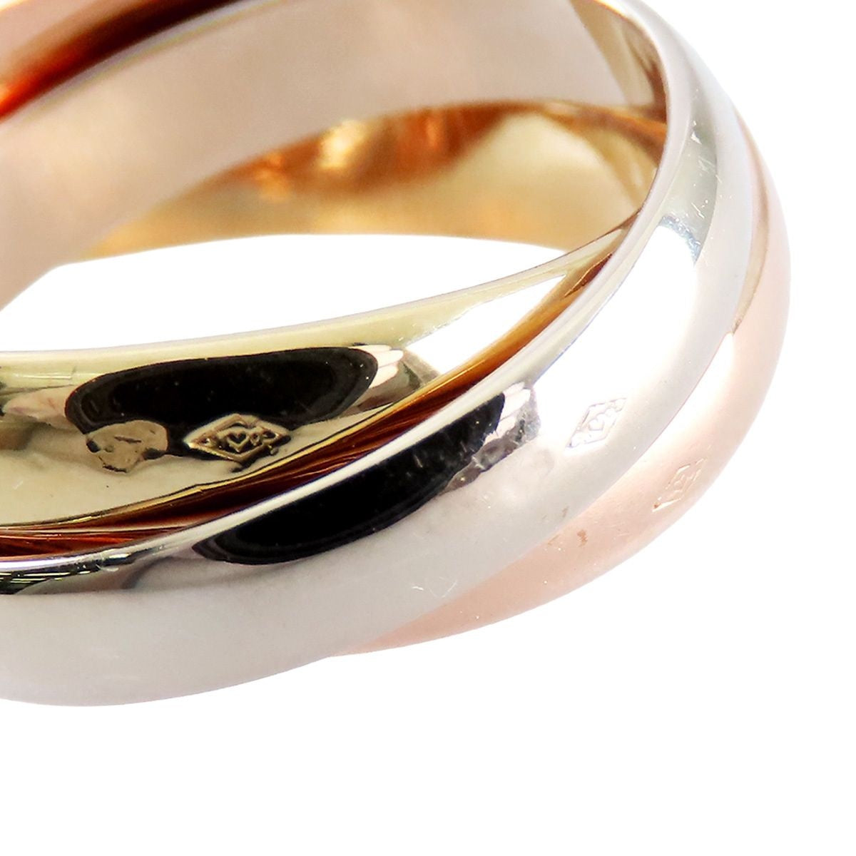 Cartier Trinity Ring Three Color Gold MM Classic — view 8