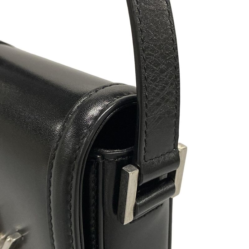 Saint Laurent Paris Shoulder Bag Solferino Mini Bag 753963 Black Leather