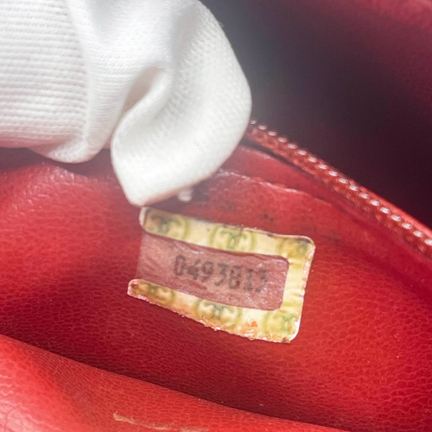 CHANEL CC 24K Vintage Jumbo Envelope Flap Bag Lambskin Timeless Red