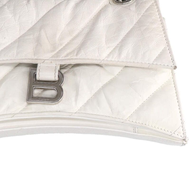 Balenciaga 716351 Crush Chain Bag Quilted Chain Strap Shoulder Bag Women's Small