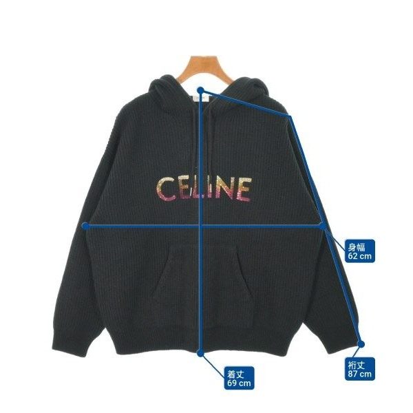 Celine Knit Sweater Black — view 6