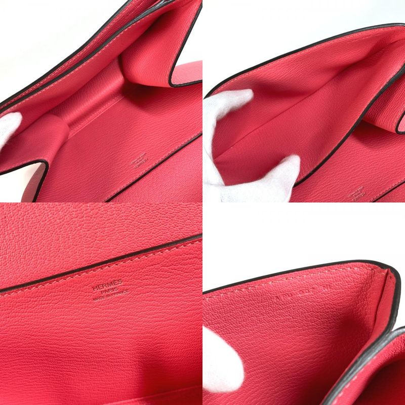 Hermes Clutch Bag Opry Clutch Chèvre Rose Azalea Pink