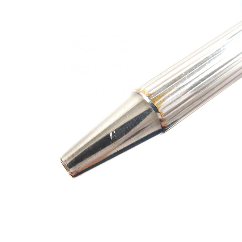 Cartier Must De Cartier Ballpoint Pen With Stripes Logo Engraved