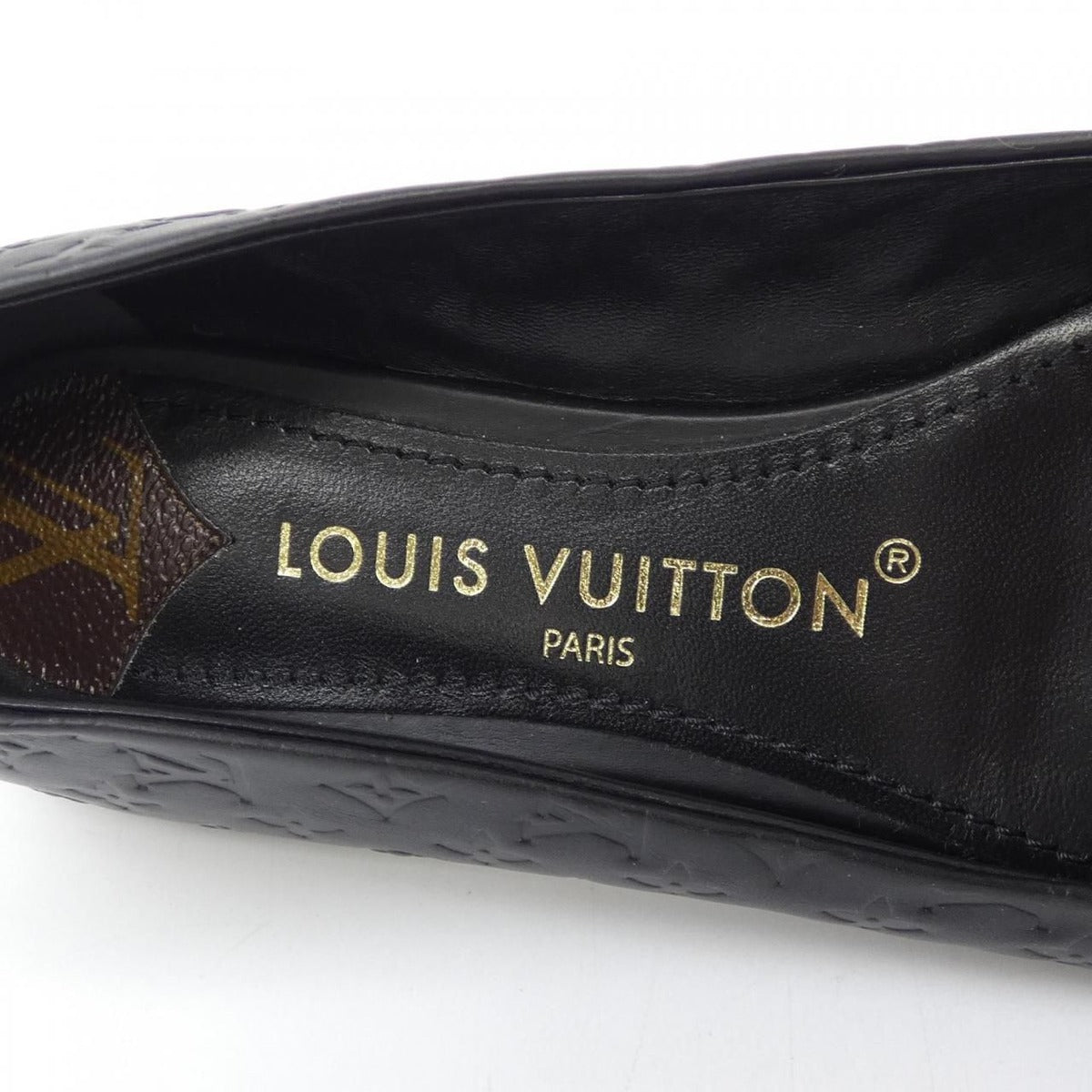 Louis Vuitton Embossed Monogram Nina Line Ballerina Flat Shoes — view 6