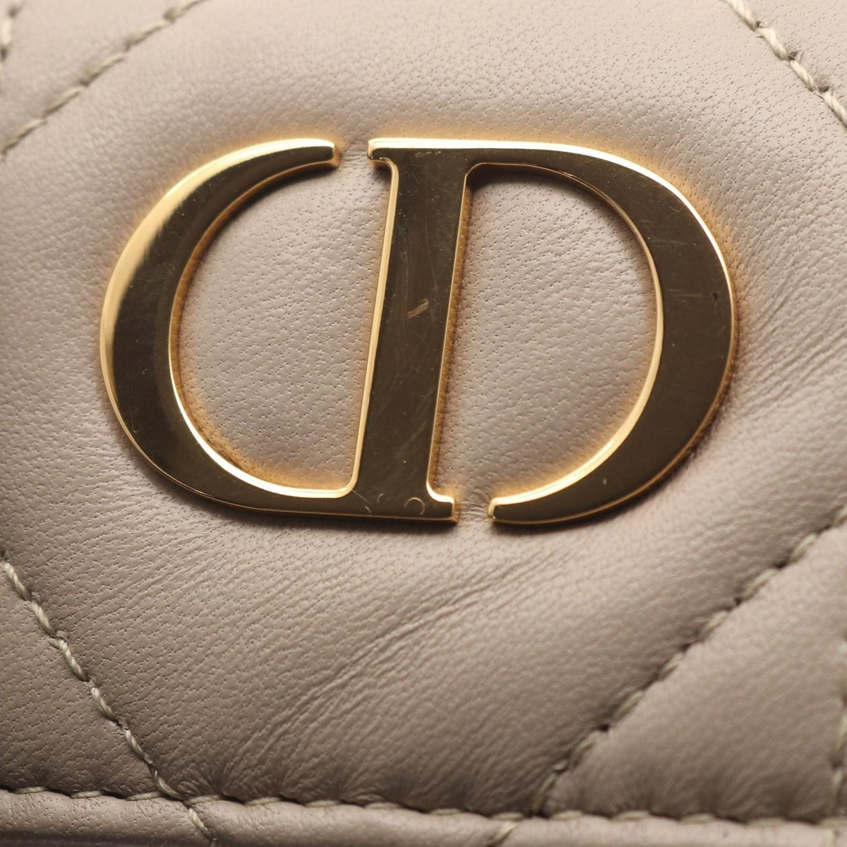 Dior Backpack Caro Small Macro Cannage Beige Leather — view 10