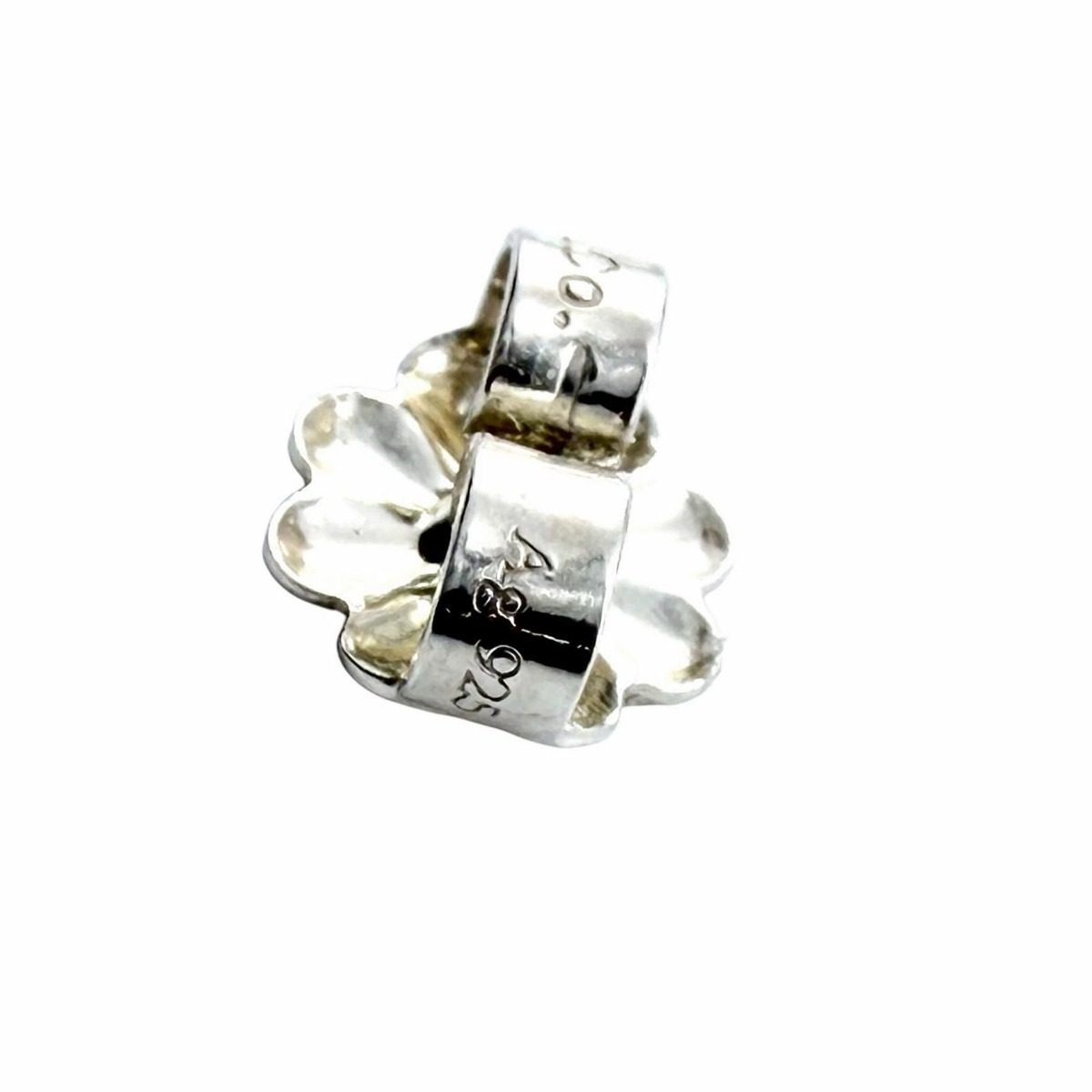 Tiffany & Co Elsa Peretti by the Yard Diamond Frame Diameter Earrings Silver — view 10