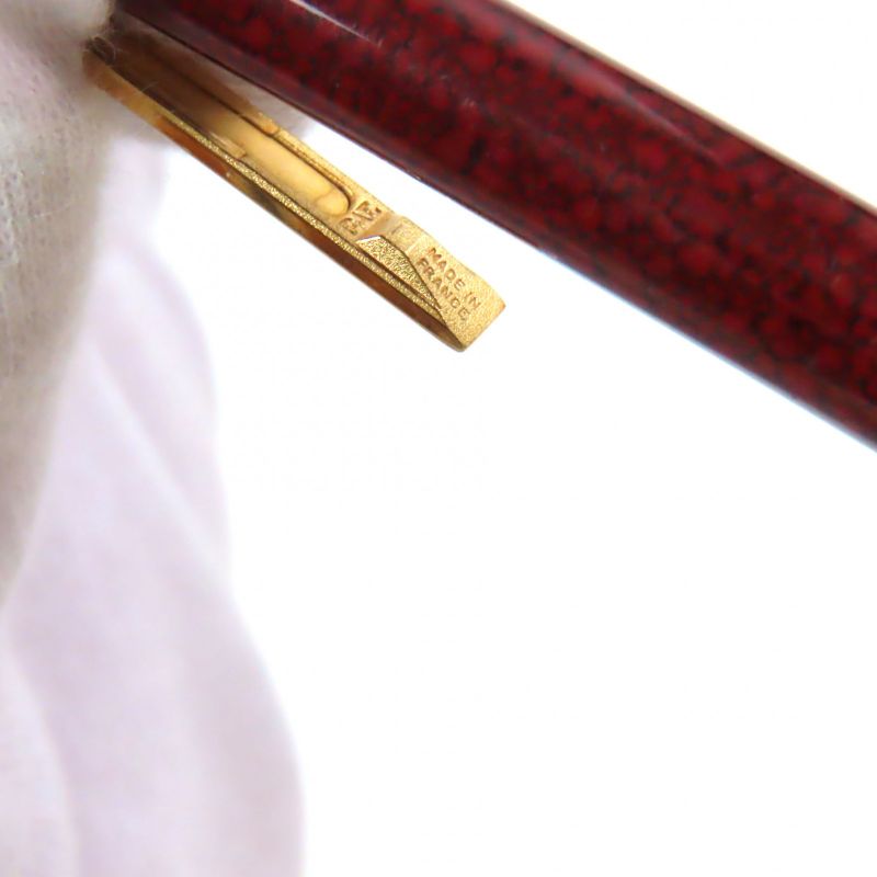 Cartier Trinity Marble Pattern Logo Engraved Twist Ballpoint Pen