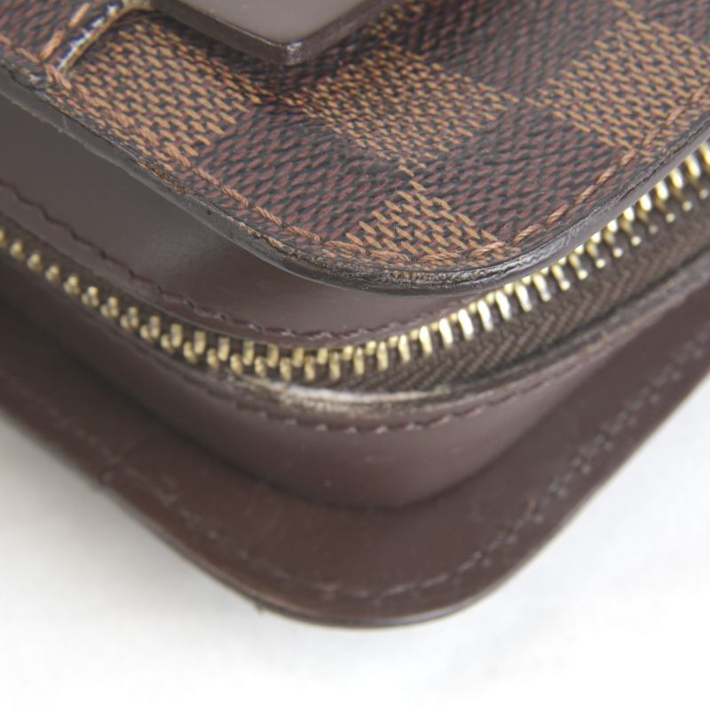 Louis Vuitton Saint Louis N51993 Clutch Bag In Damier Canvas Brown