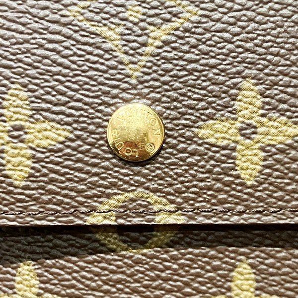 Louis Vuitton Monogram Porte Trésor International M61215 Long Wallet Trifold