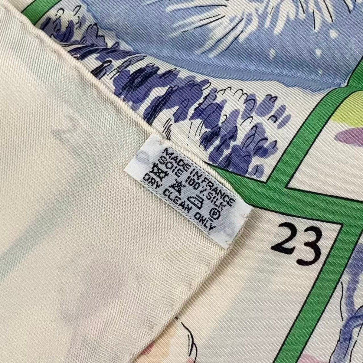 Hermes Carre 90 le Jeu Des Petits Bonheurs Little Happiness Game Scarf Silk — view 8