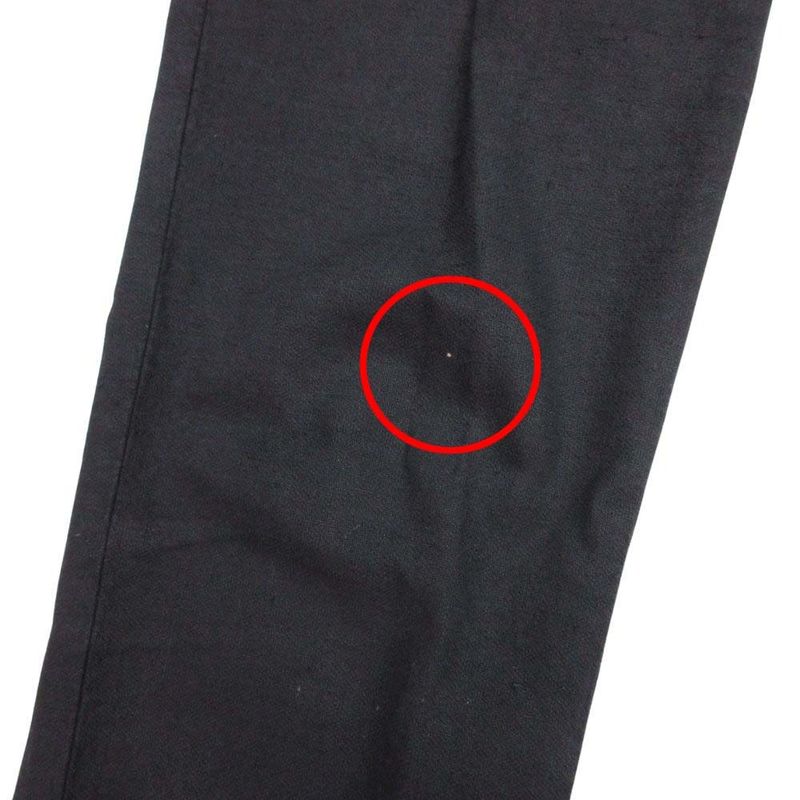 Good Quality Balenciaga Linen Slim Skinny Pants Long Straight Bottoms 36 Black