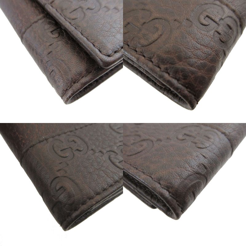 Guccissima 256433 Leather Brown 6-ring Key Case 1431 Gucci
