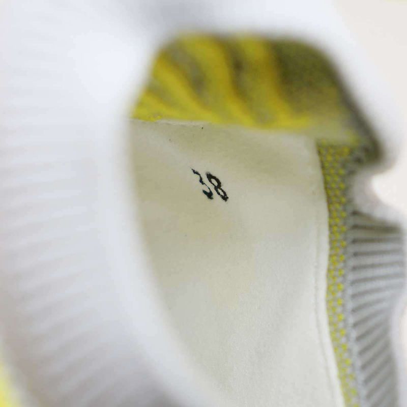 Hermes Addict Sneaker Addict Low Cut Sneakers Gray Yellow 38