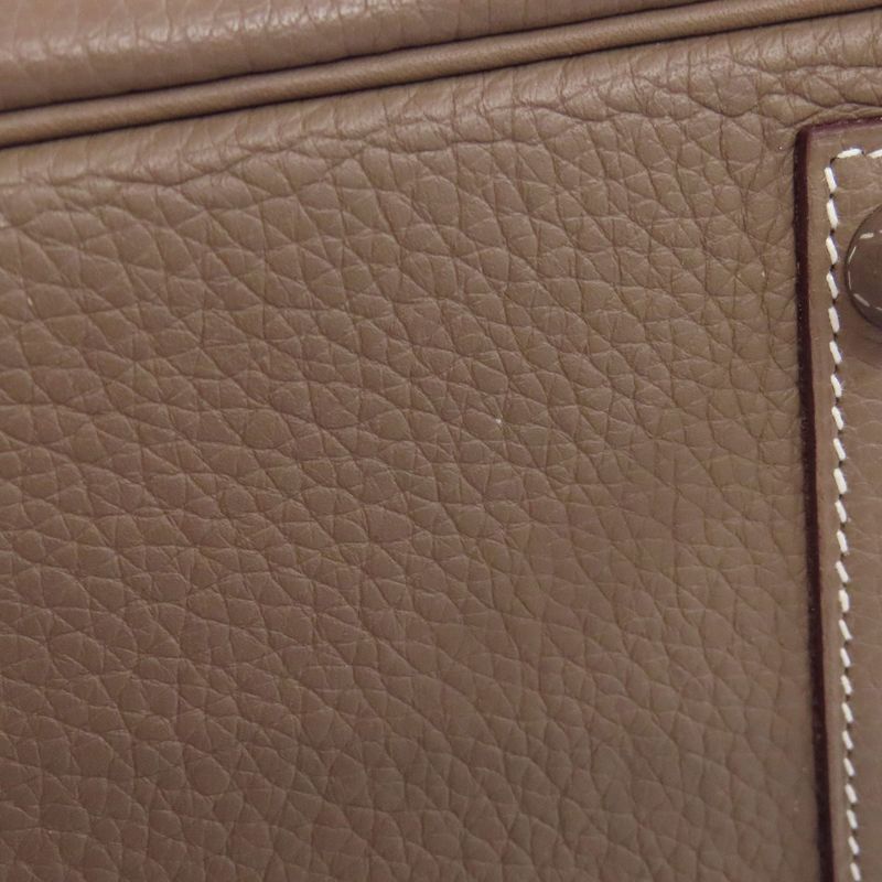 Hermes Birkin 30 Etape Silver Hardware Handbag Taurillon Women