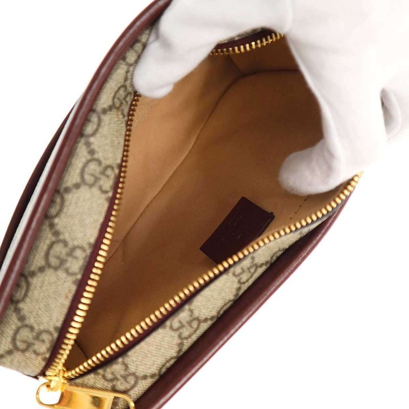 Gucci Interlocking Travel Case Second Bag 625764 Beige